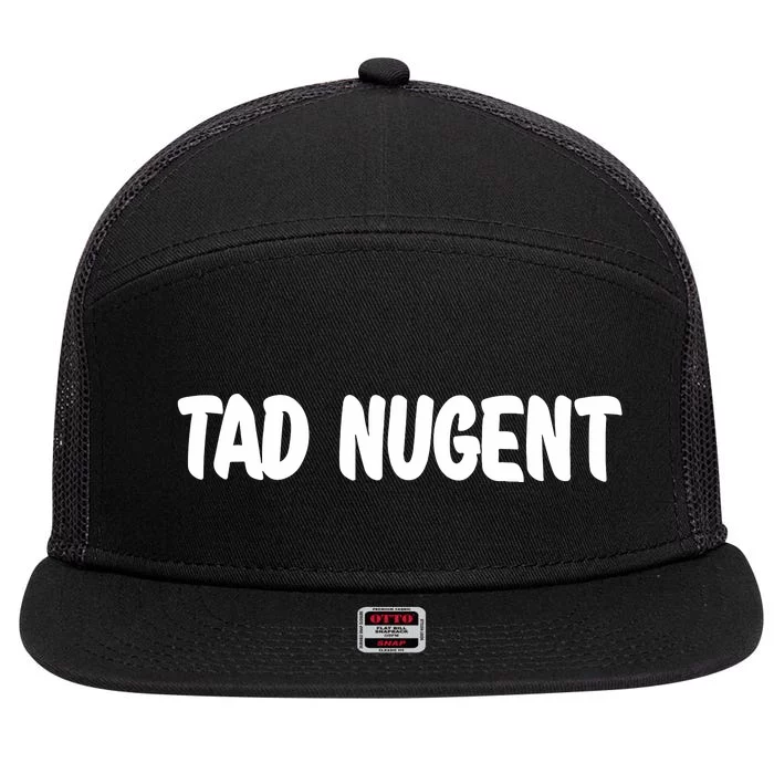 Tad Nugent 7 Panel Mesh Trucker Snapback Hat