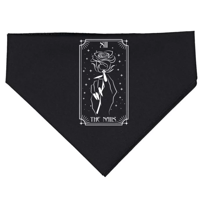 The Nails Tarot Card Nail Tech Nail Artist But First Nail USA-Made Doggie Bandana