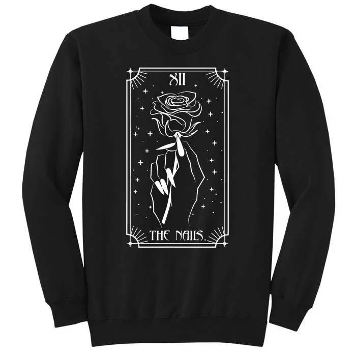 The Nails Tarot Card Nail Tech Nail Artist But First Nail Sweatshirt