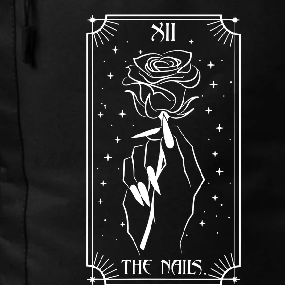 The Nails Tarot Card Nail Tech Nail Artist But First Nail Daily Commute Backpack