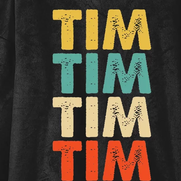 Tim Name Hooded Wearable Blanket