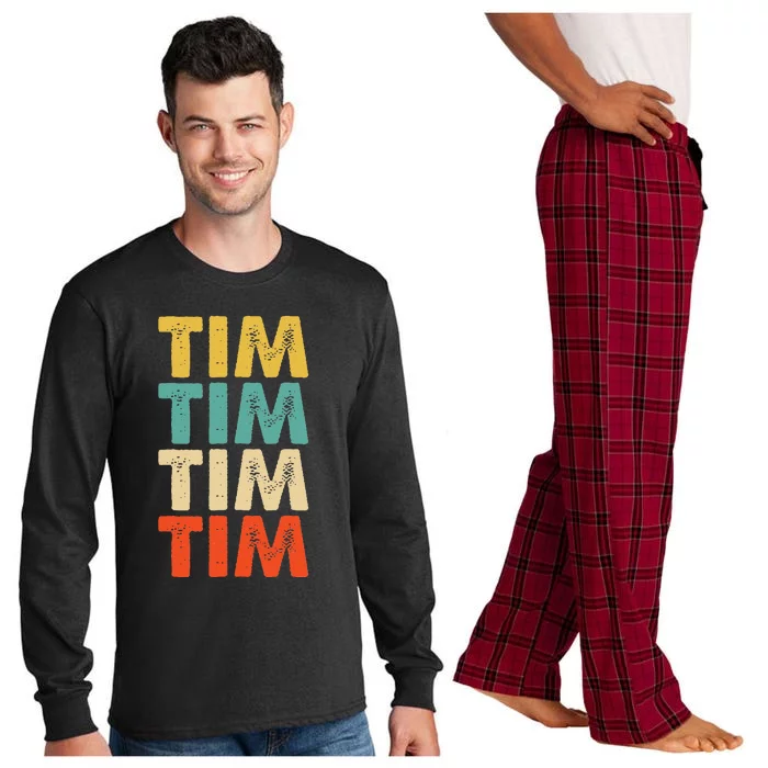 Tim Name Long Sleeve Pajama Set