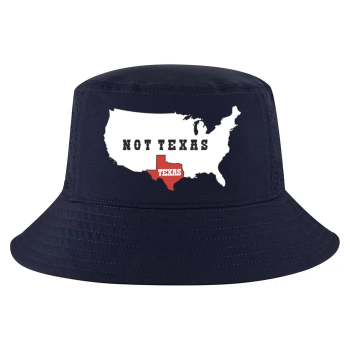 Texas Not Texas Map Cool Comfort Performance Bucket Hat