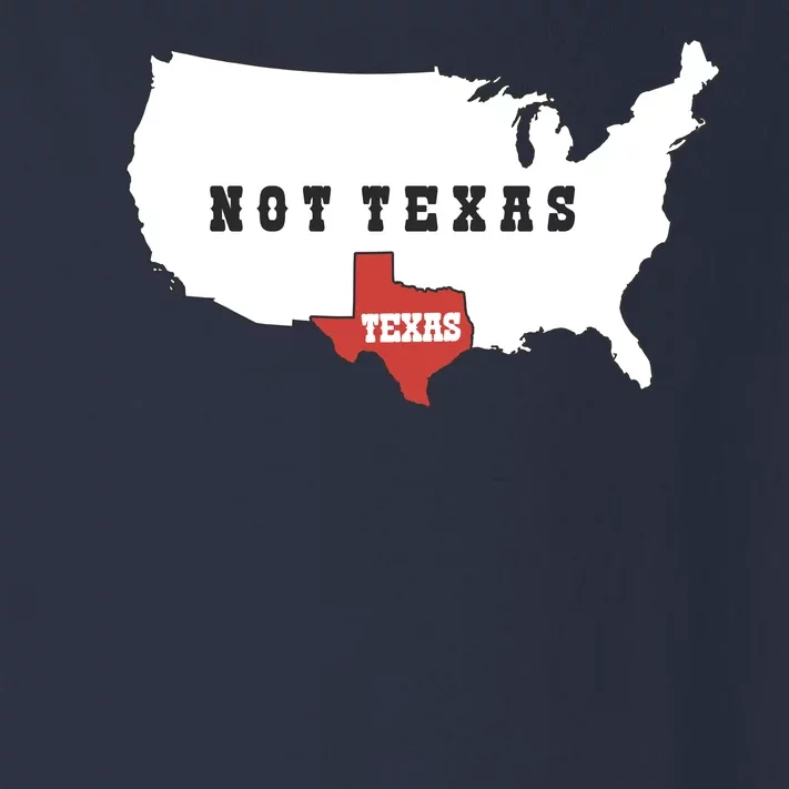 Texas Not Texas Map Toddler Long Sleeve Shirt