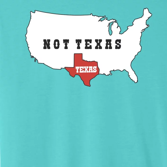 Texas Not Texas Map ChromaSoft Performance T-Shirt