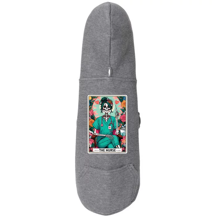 The Nurse Tarot Card Doggie 3-End Fleece Hoodie