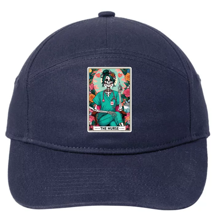 The Nurse Tarot Card 7-Panel Snapback Hat