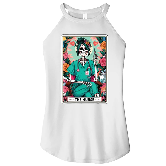 The Nurse Tarot Card Women’s Perfect Tri Rocker Tank