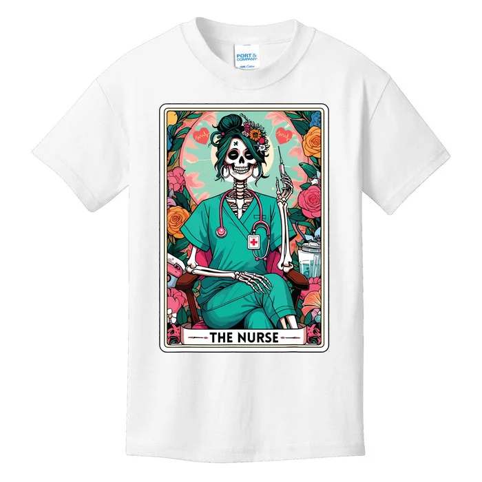 The Nurse Tarot Card Kids T-Shirt