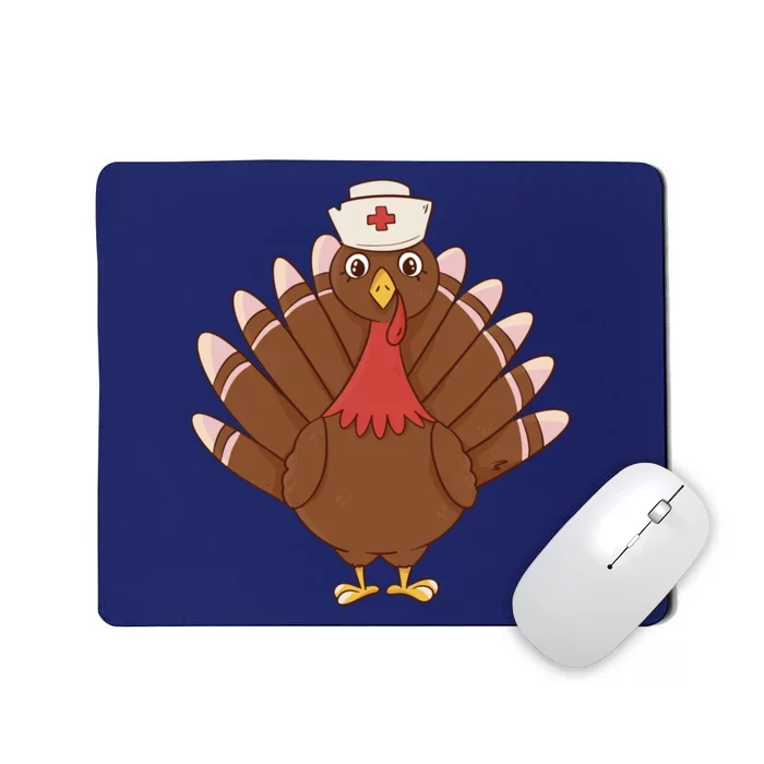 Turkey Nurse Thanksgiving Mousepad