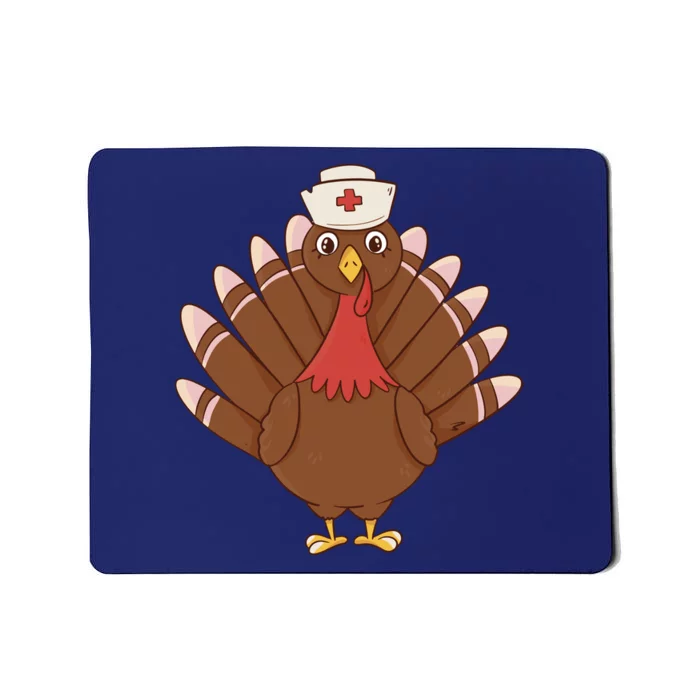 Turkey Nurse Thanksgiving Mousepad