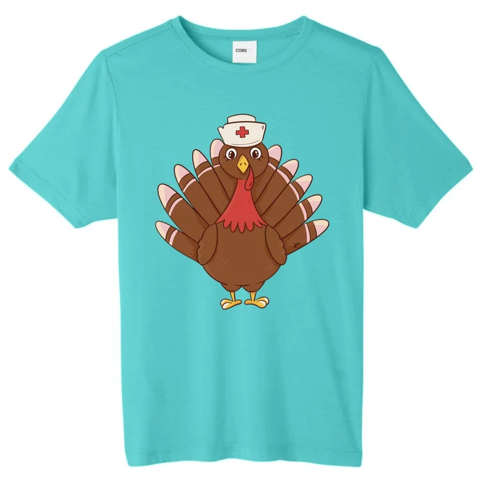 Turkey Nurse Thanksgiving ChromaSoft Performance T-Shirt