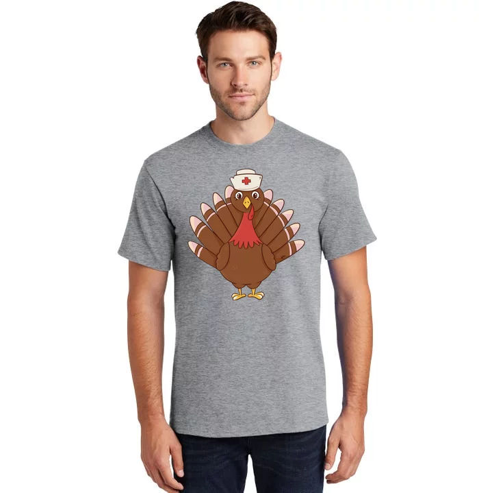 Turkey Nurse Thanksgiving Tall T-Shirt