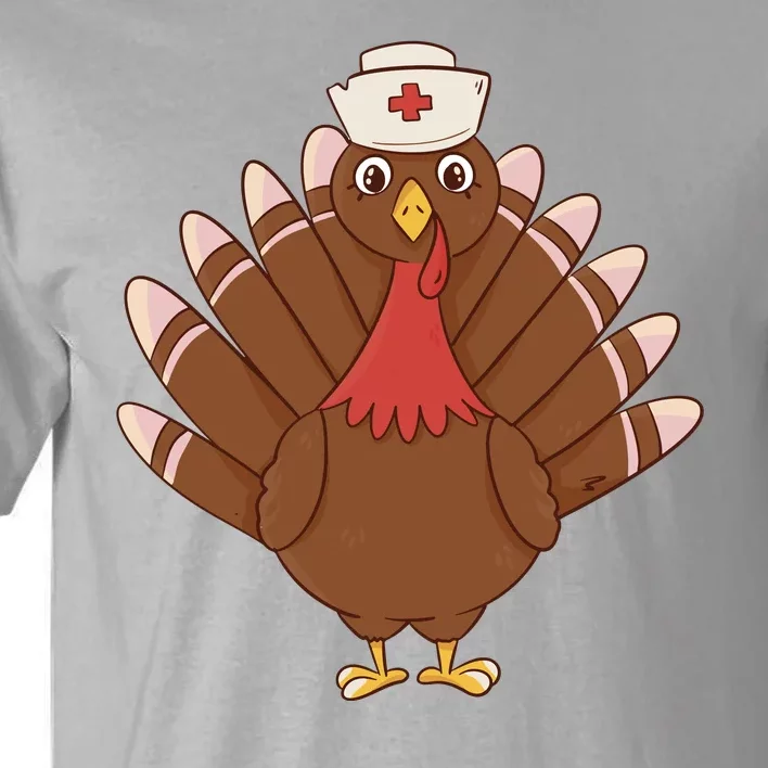 Turkey Nurse Thanksgiving Tall T-Shirt