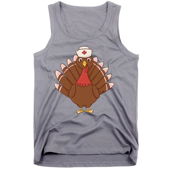 Turkey Nurse Thanksgiving Tank Top