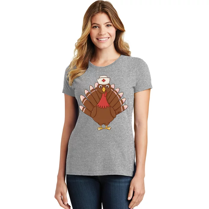 Turkey Nurse Thanksgiving Women's T-Shirt