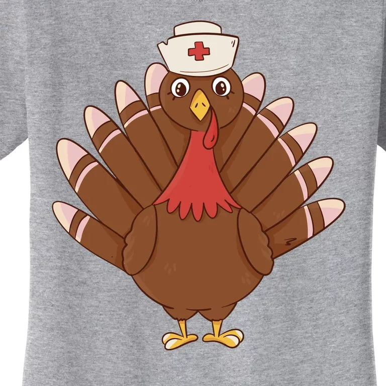 Turkey Nurse Thanksgiving Women's T-Shirt