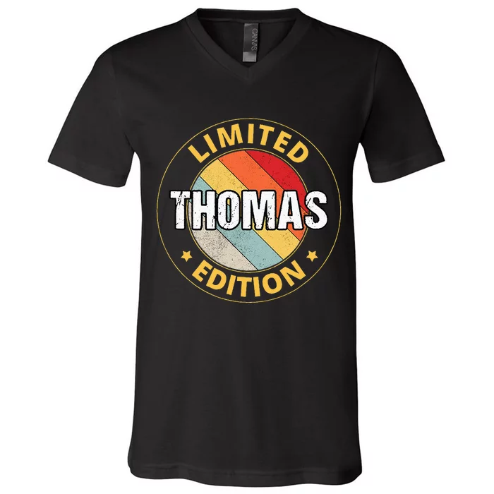 Thomas Name V-Neck T-Shirt