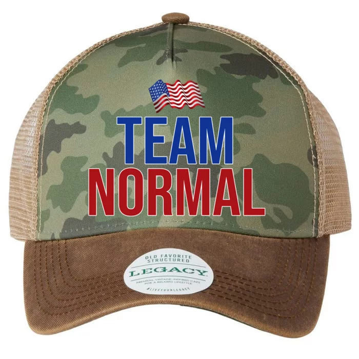 Team Normal United States Flag Patriotic Legacy Tie Dye Trucker Hat