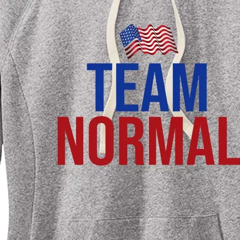 Team Normal United States Flag Patriotic Women's Fleece Hoodie