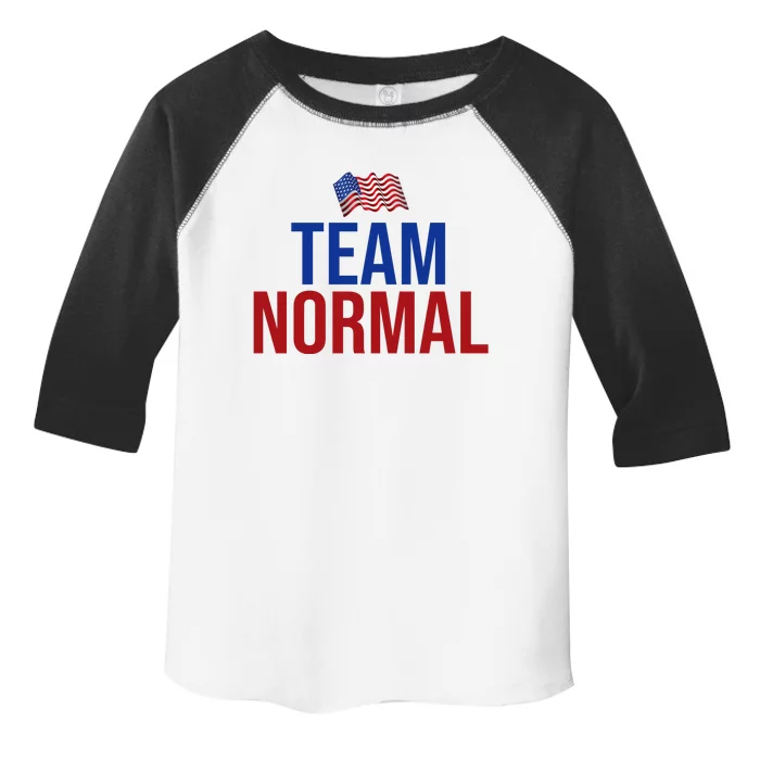 Team Normal United States Flag Patriotic Toddler Fine Jersey T-Shirt