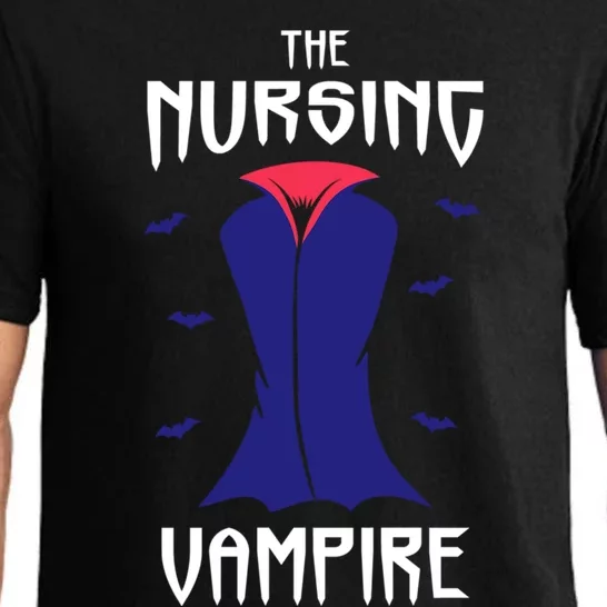 The Nursing Vampire Halloween Nurse Trick Or Treat Rn Zombie Gift Pajama Set