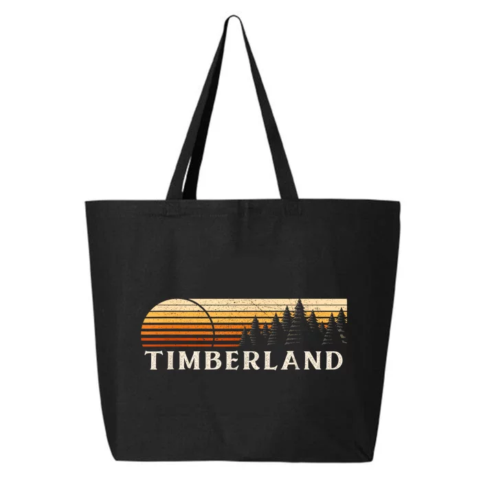 Timberland Nc Vintage Evergreen Sunset Eighties Retro 25L Jumbo Tote