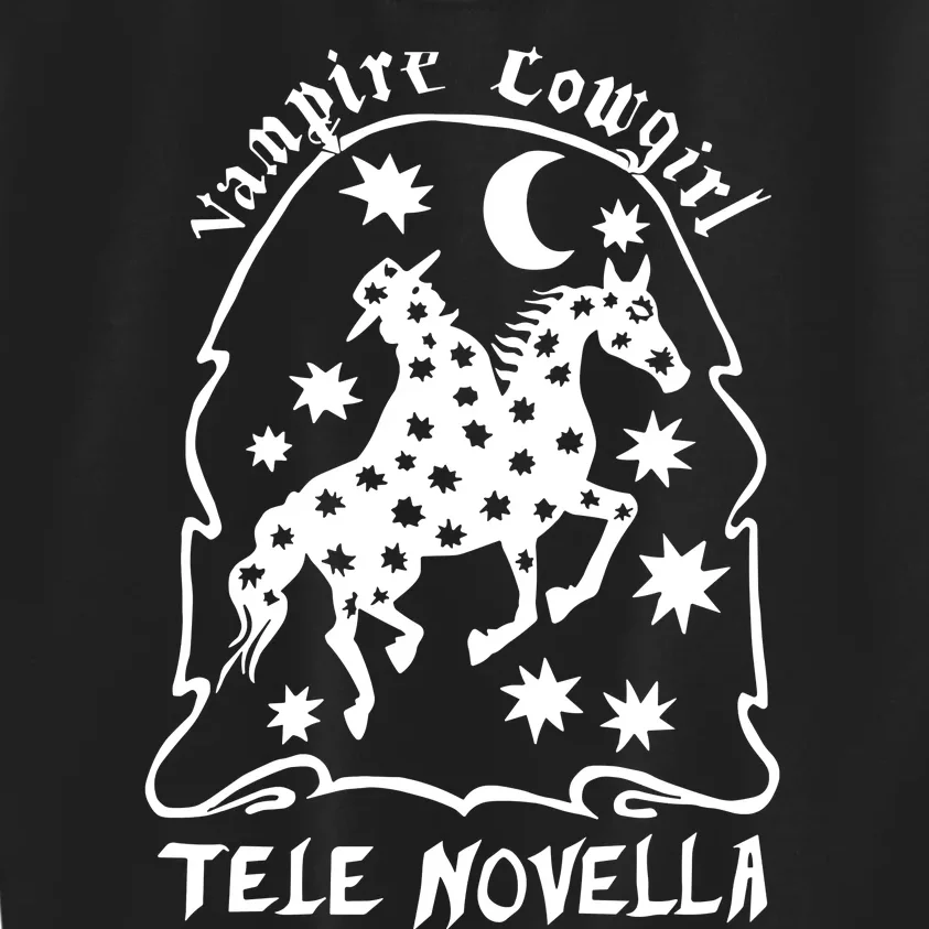 Tele Novella Vampire Cowgirl Kids Sweatshirt