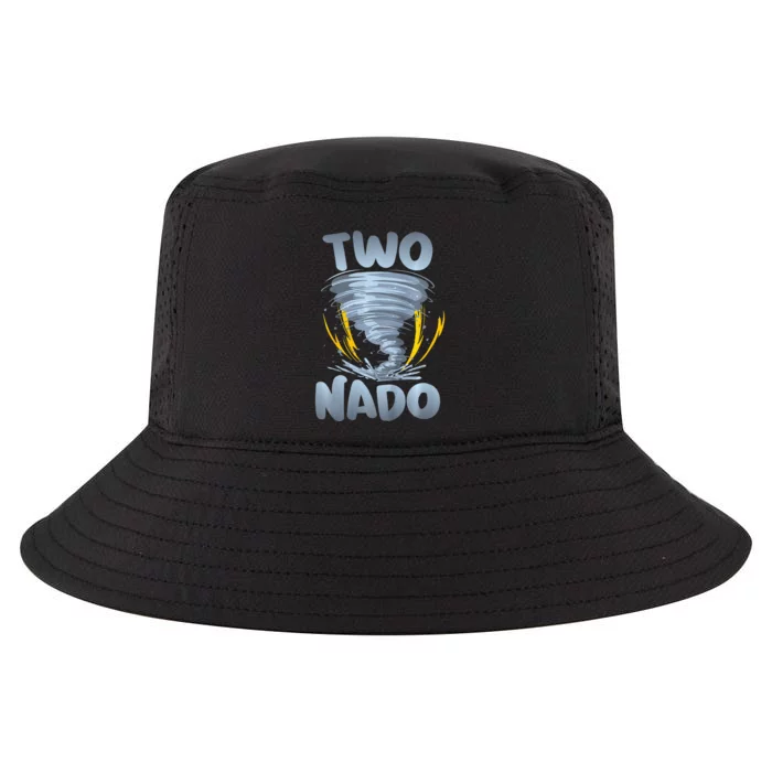 Two Nado Warning 2nd Birthday Tornado Themed Birthday Cool Comfort Performance Bucket Hat