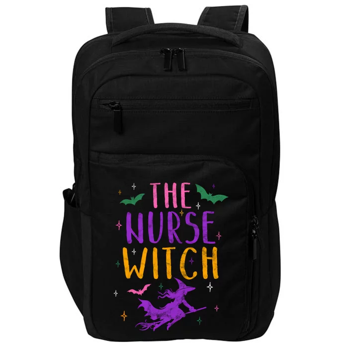 The Nurse Witch Halloween Matching Group Costume Long Sleeve Impact Tech Backpack