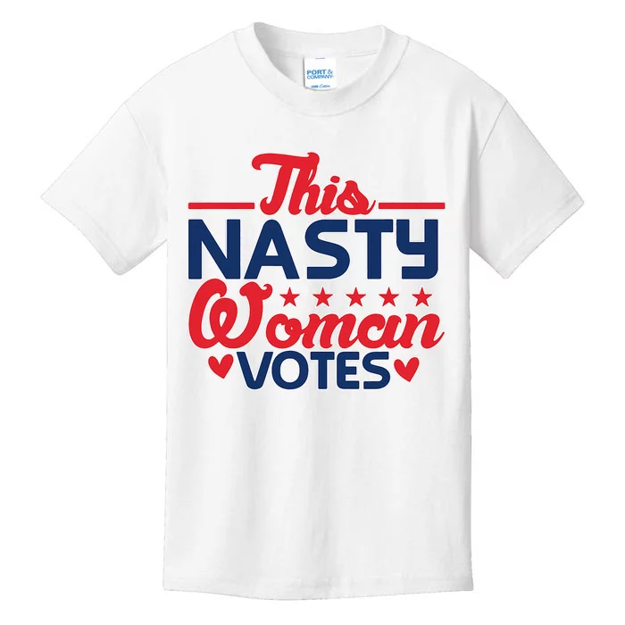 This Nasty Woman Votes 2024 Kids T-Shirt