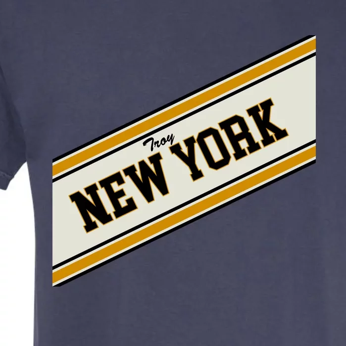 Troy New York Varsity Logo Garment-Dyed Heavyweight T-Shirt