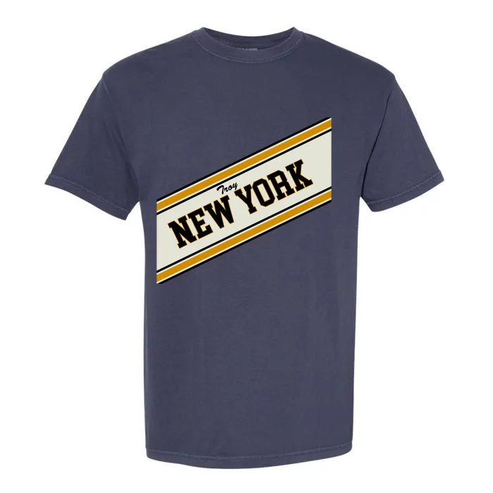 Troy New York Varsity Logo Garment-Dyed Heavyweight T-Shirt