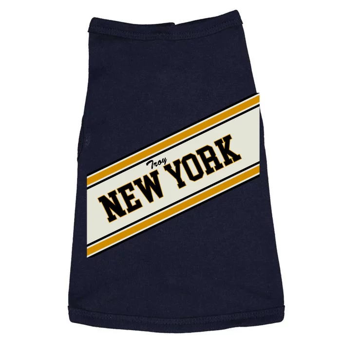 Troy New York Varsity Logo Doggie Tank