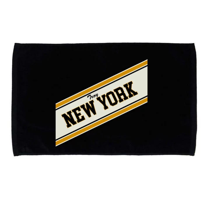 Troy New York Varsity Logo Microfiber Hand Towel