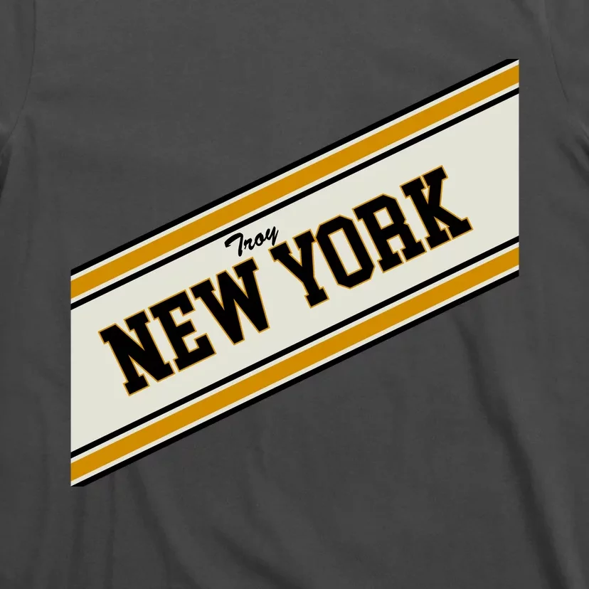 Troy New York Varsity Logo T-Shirt