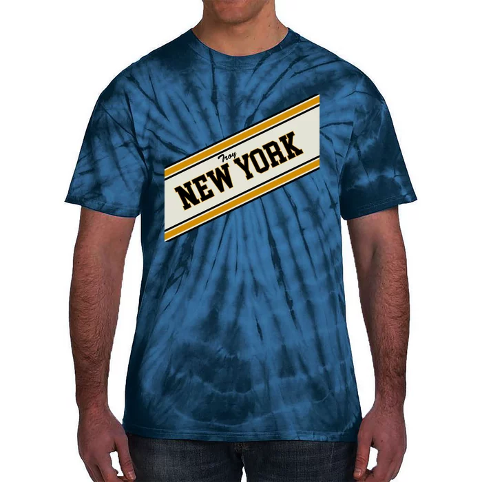 Troy New York Varsity Logo Tie-Dye T-Shirt