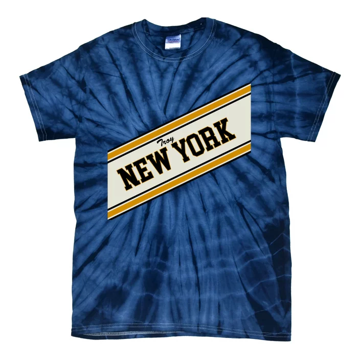 Troy New York Varsity Logo Tie-Dye T-Shirt