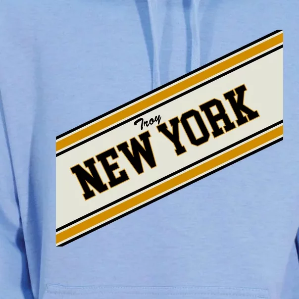 Troy New York Varsity Logo Unisex Surf Hoodie