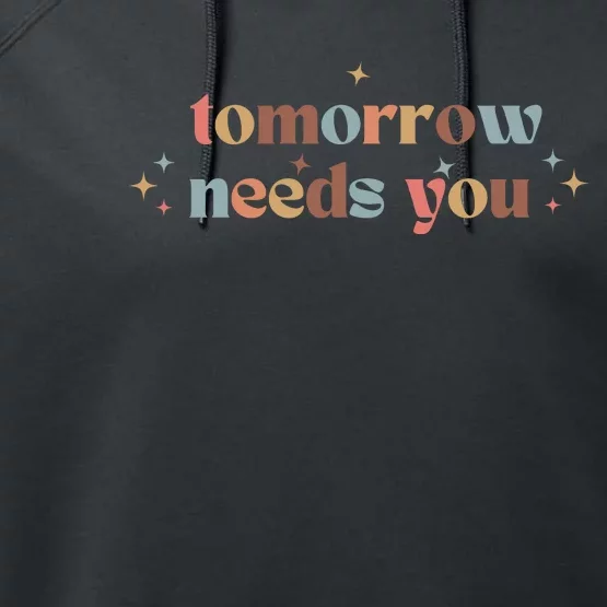 Tomorrow Needs You Performance Fleece Hoodie