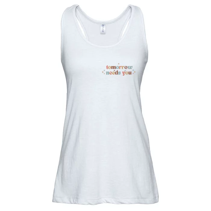 Tomorrow Needs You Ladies Essential Flowy Tank