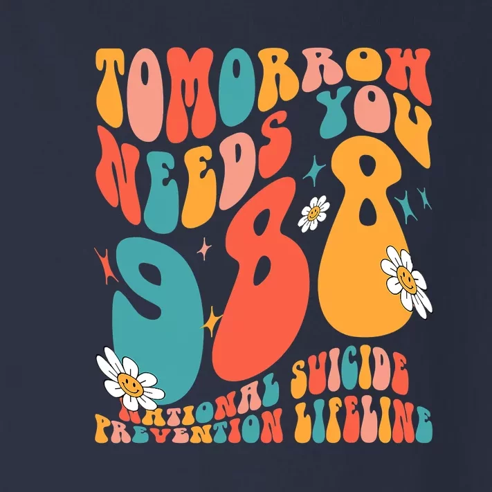 Tomorrow Needs You 988 National Suicide Prevention Lifeline Toddler Long Sleeve Shirt