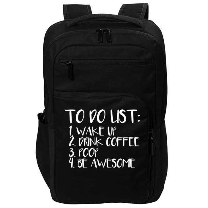 To Do List Be Awesome Impact Tech Backpack