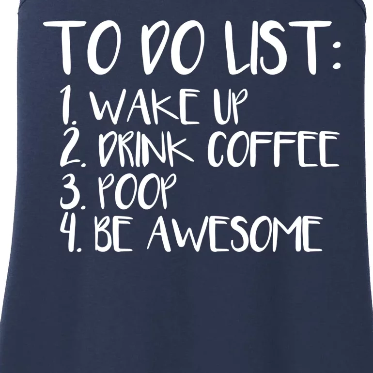 To Do List Be Awesome Ladies Essential Tank