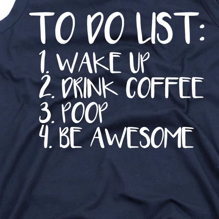 To Do List Be Awesome Tank Top