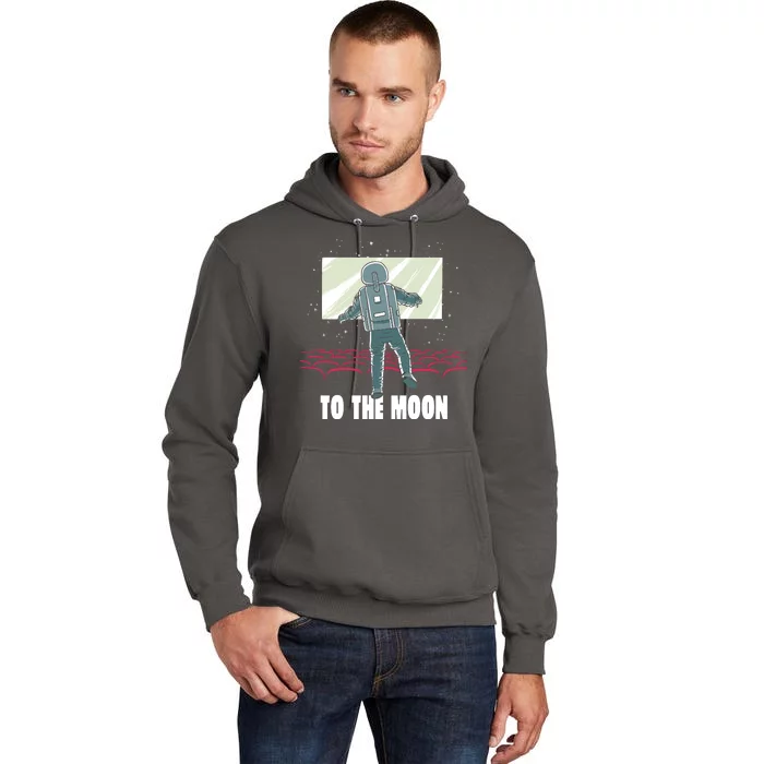 To The Moon Astronaut Movie Theatre Tall Hoodie