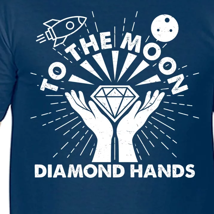 To The Moon Diamond Hands Crypto Currency Comfort Colors T-Shirt