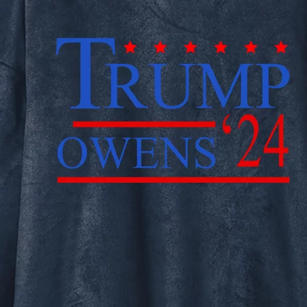 Trump Owens 2024 Hooded Wearable Blanket