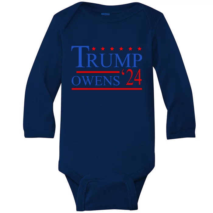 Trump Owens 2024 Baby Long Sleeve Bodysuit