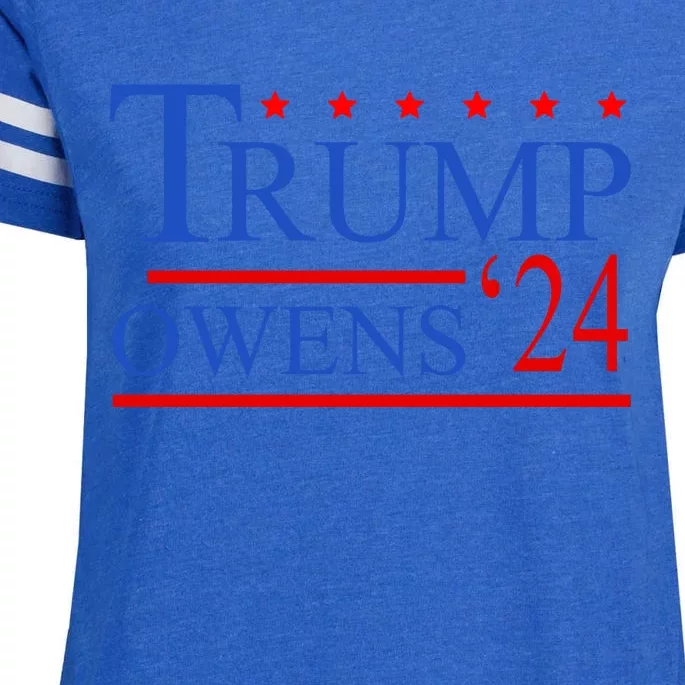 Trump Owens 2024 Enza Ladies Jersey Football T-Shirt